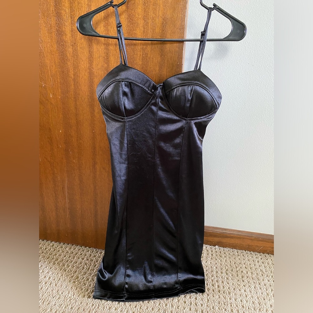 Misguided/Satin Genius Satin Dress